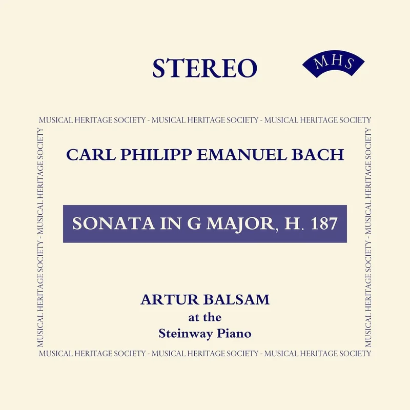 Keyboard Sonata in G Major, H. 187 I. Allegretto moderato