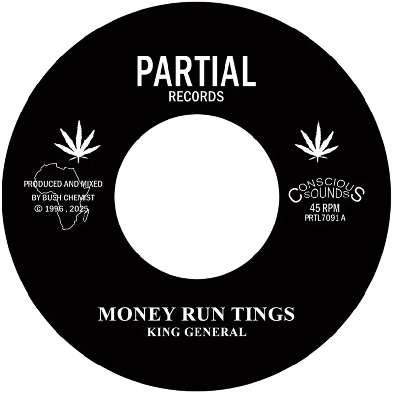 KING GENERAL / THE BUSH CHEMISTS - Money Run Tings / Version - Dubplate Mix (Reissue) - 7'' - Vinyl