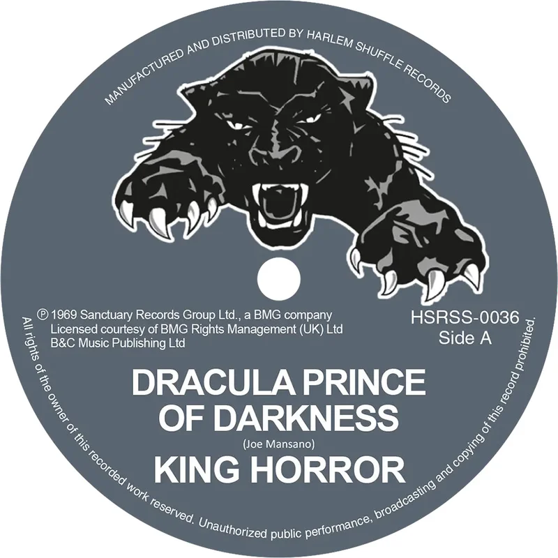 KING HORROR - Dracula Prince Of Darkness / Ghost Hours - 7'' - Vinyl