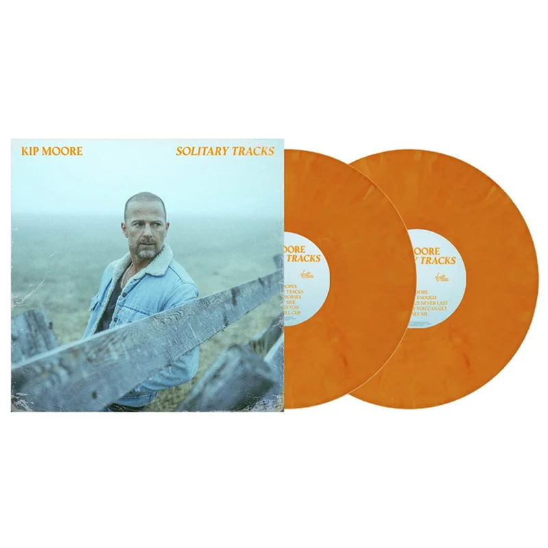 KIP MOORE - Solitary Tracks - 2LP - Marble Orange Vinyl
