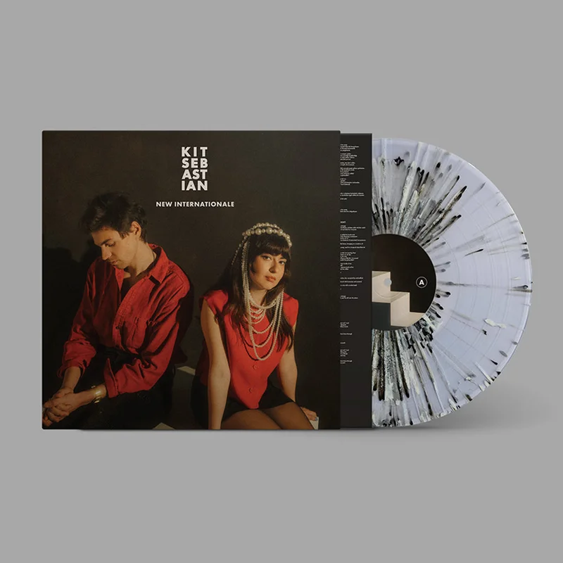 KIT SEBASTIAN - New Internationale (Repress) - LP - Clear w/ Black & White Splatter Vinyl