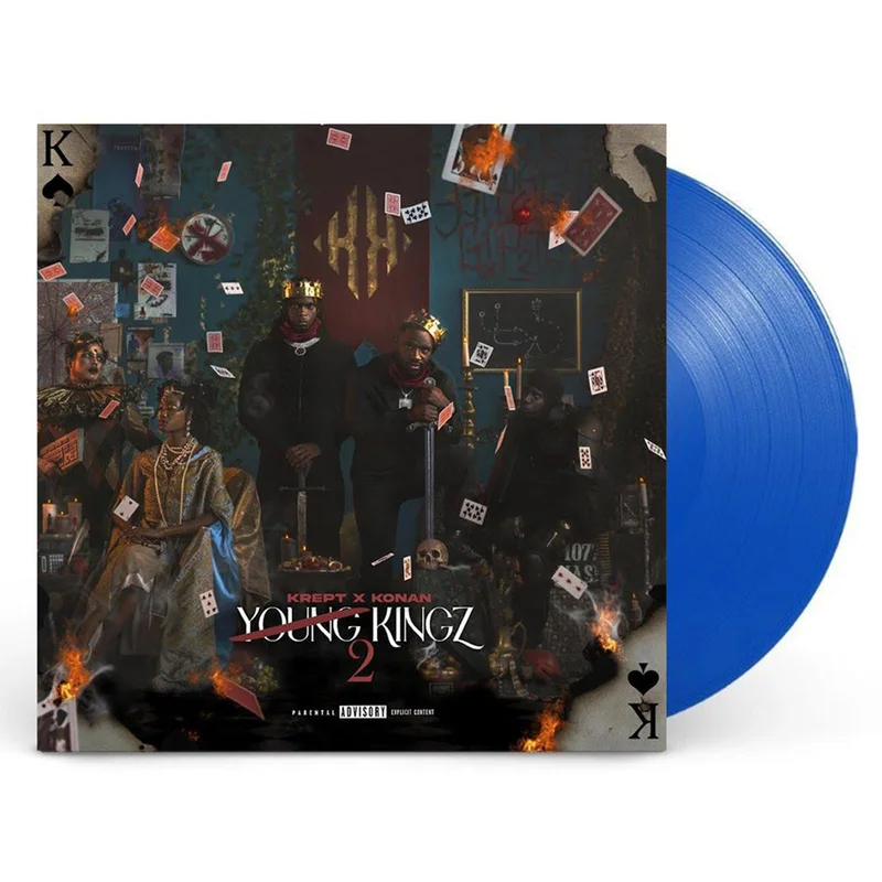 KREPT x KONAN  - Young Kingz II - LP - Transparent Blue Vinyl