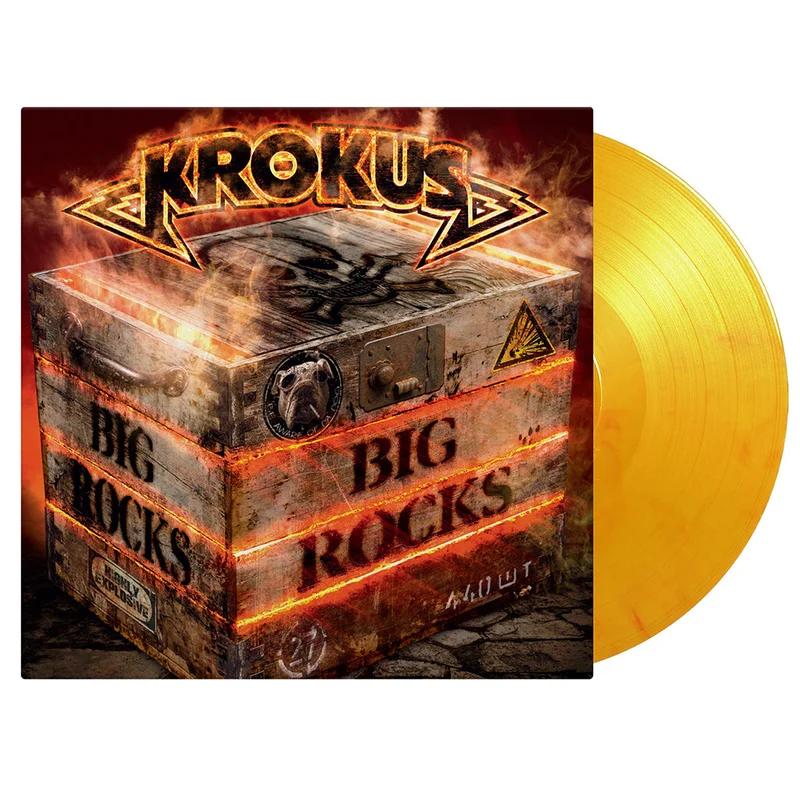 KROKUS - Big Rocks (Reissue) - LP - 180g Flaming Coloured Vinyl