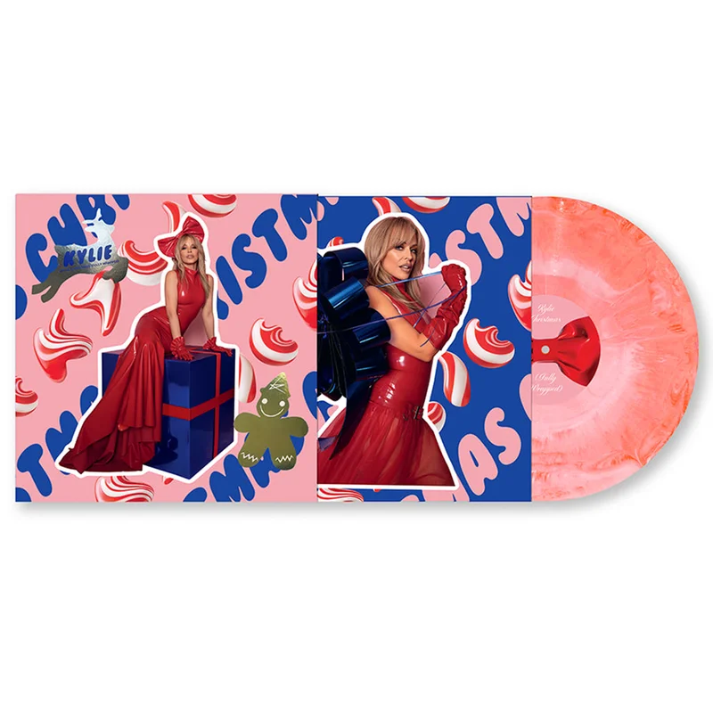 KYLIE MINOGUE - Kylie Christmas (Fully Wrapped) - LP - Pink Marble Colour Vinyl