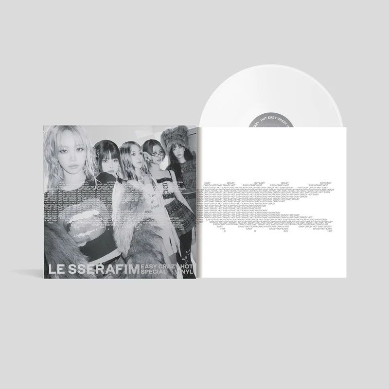 LE SSERAFIM - EASY-CRAZY-HOT (Special Vinyl) [SILVER WHITE] [Indie Exclusive]