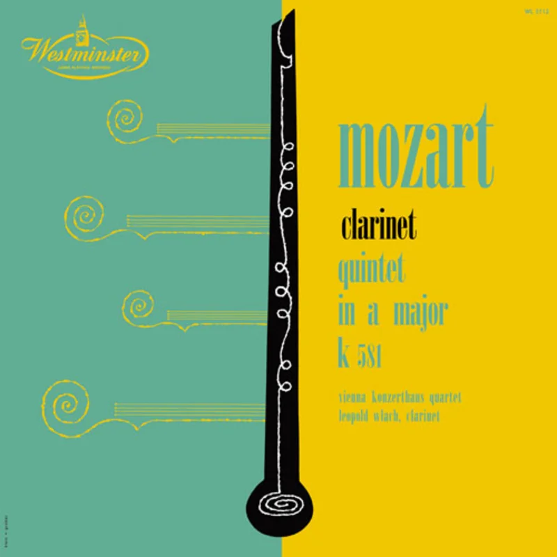 Leopold Wlach Mozart Clarinet Quintet in A Major - Analogphonic LP
