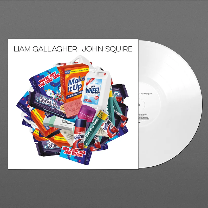 LIAM GALLAGHER & JOHN SQUIRE - Liam Gallagher & John Squire (with Poster insert) - LP - White Vinyl