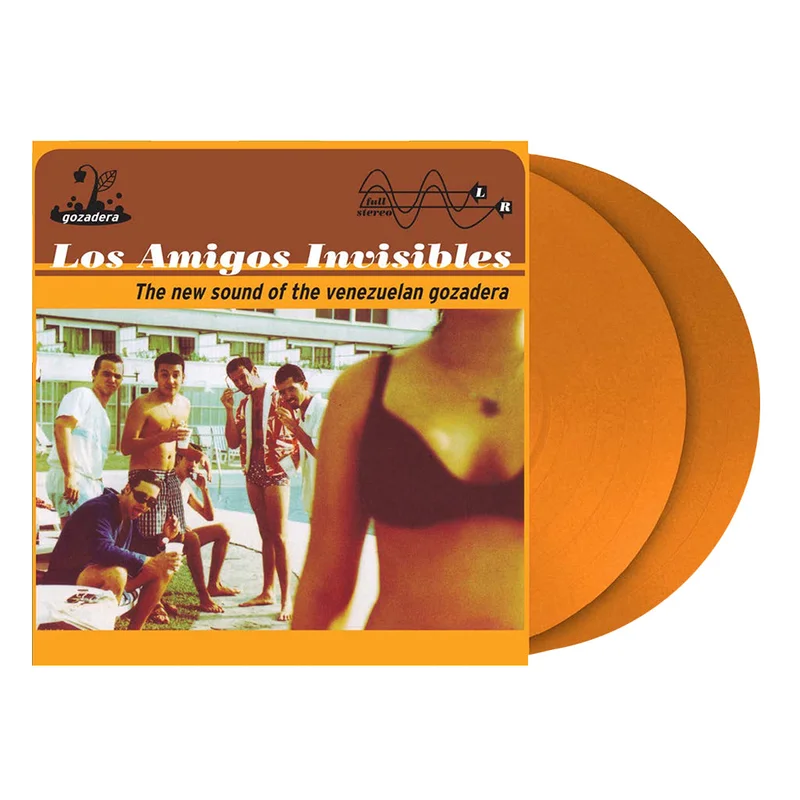 LOS AMIGOS INVISIBLES - The New Sound Of The Venezuelan Gozadera (Repress) - 2LP - 'Tequila Sunrise' Orange Vinyl