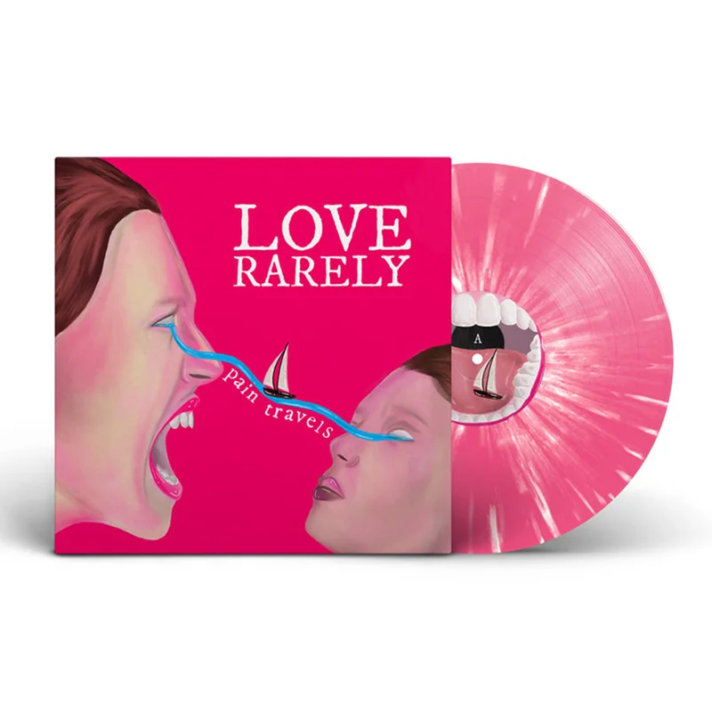 LOVE RARELY - Pain Travels - LP - Pink w/ White Splatter Vinyl [APR 10]