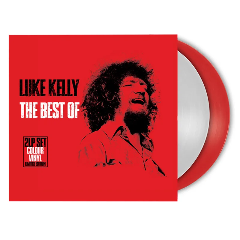 LUKE KELLY - The Best Of - 2LP - White / Red Colour Vinyl