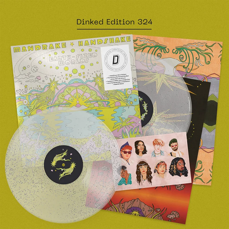 MANDRAKE HANDSHAKE - Earth Sized Worlds - 2LP - Vinyl - Dinked Editon #324 [FEB 28]