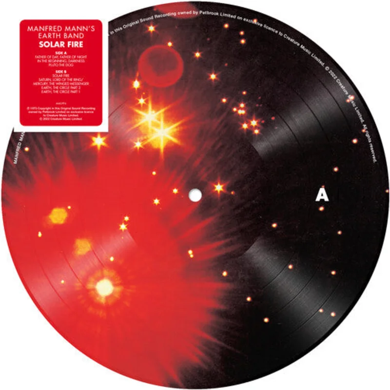 Manfred Mann's Earth Band - Solar Fire - Picture Disc LP