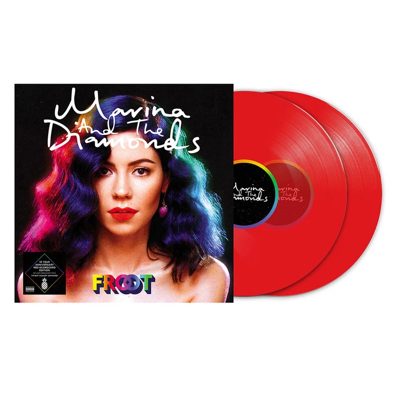 MARINA AND THE DIAMONDS - Froot (10th Anniversary Edition w/ Tropical Scented Sticker) - 2LP - Red EcoRecord