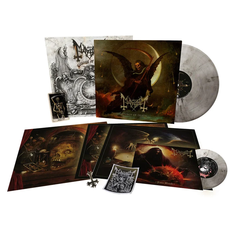MAYHEM - Liturgy Of Death (Deluxe Edition) - LP - Clear / Black Marbled Vinyl + Bonus 7'' - Box Set [FEB 6]