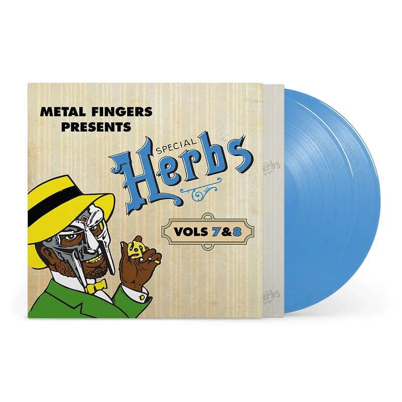 MF DOOM - Metal Fingers Presents: Special Herbs Vol. 7 & 8 (Repress) - 2LP - Sky Blue Vinyl