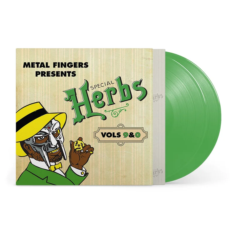 MF DOOM - Metal Fingers Presents: Special Herbs Vol. 9 & 0 (Repress) - 2LP - Evergreen Vinyl