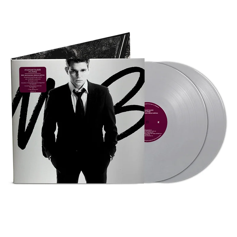 MICHAEL BUBL - It's Time (20th Anniversary Deluxe Edition) - 2LP - Gatefold Silver Vinyl