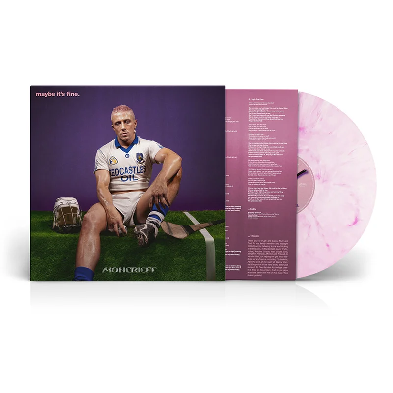 MONCRIEFF - Maybe Its Fine - LP - Pink & White Marbled Vinyl