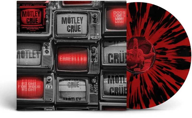 Motley Crue - Cancelled [Red/Black Splatter 12inch EP]