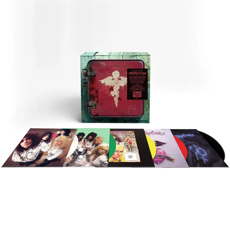Motley Crue - Dr. Feelgood (2024 Remaster) - Boxset - 5 x 7" (5 Colour Singles & Merch)  [RSD Black Friday 2024]