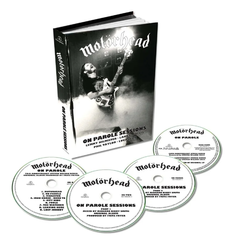 MOTRHEAD - On Parole Sessions - 3CD + Blu-Ray Mediabook Set