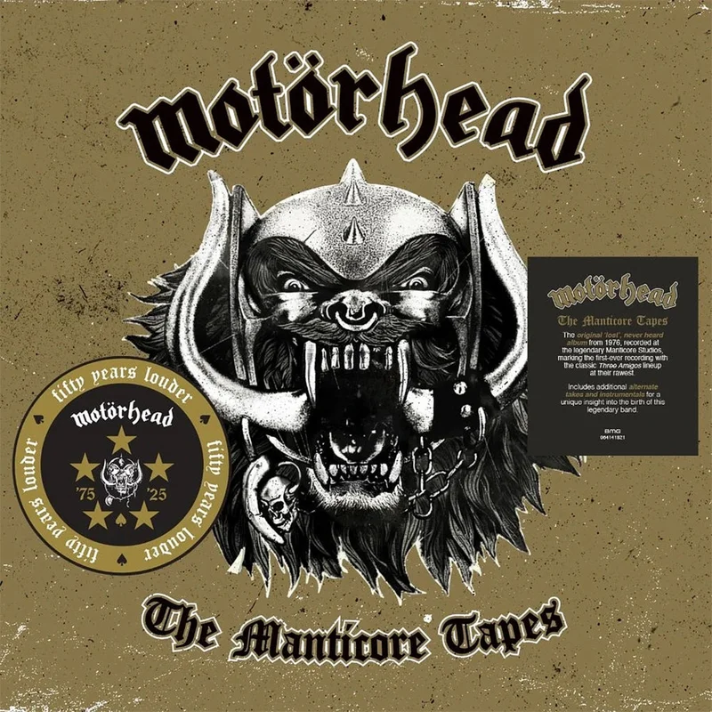 MOTRHEAD - The Manticore Tapes - LP - Black Vinyl