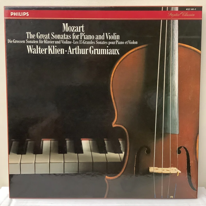 Mozart, Walter Klien, Arthur Grumiaux  The Great Sonatas For Piano And Violin - LP box set