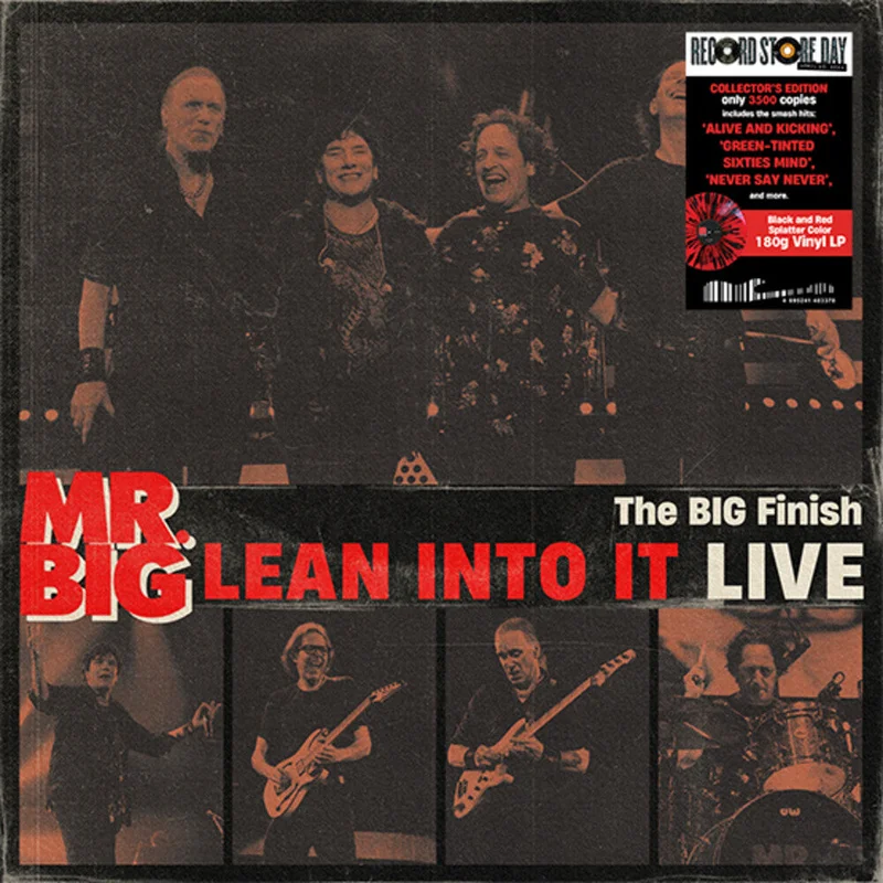 Mr Big - Big Finish - Lean Into It Live (Rsd) (Blk) [Colored Vinyl]
