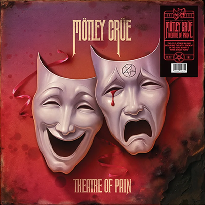 MTLEY CRE - Theatre Of Pain (40th Anniversary) - LP - Black Vinyl