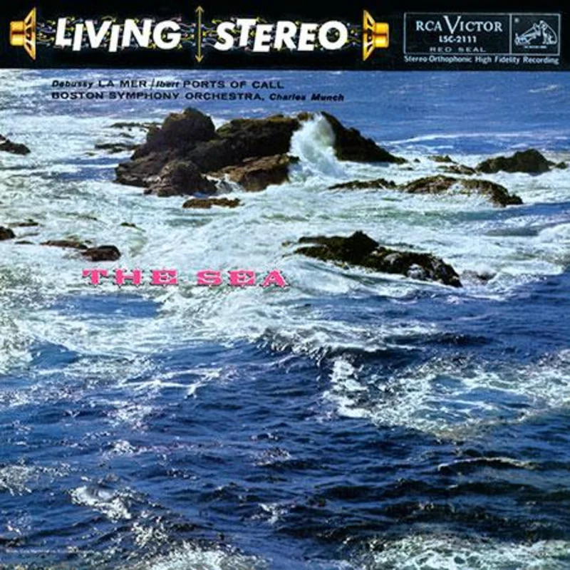 Munch, Boston Symphony Orchestra - Debussy: La Mer (The Sea) / Ibert: Port Of Call - Analogue Productions LP
