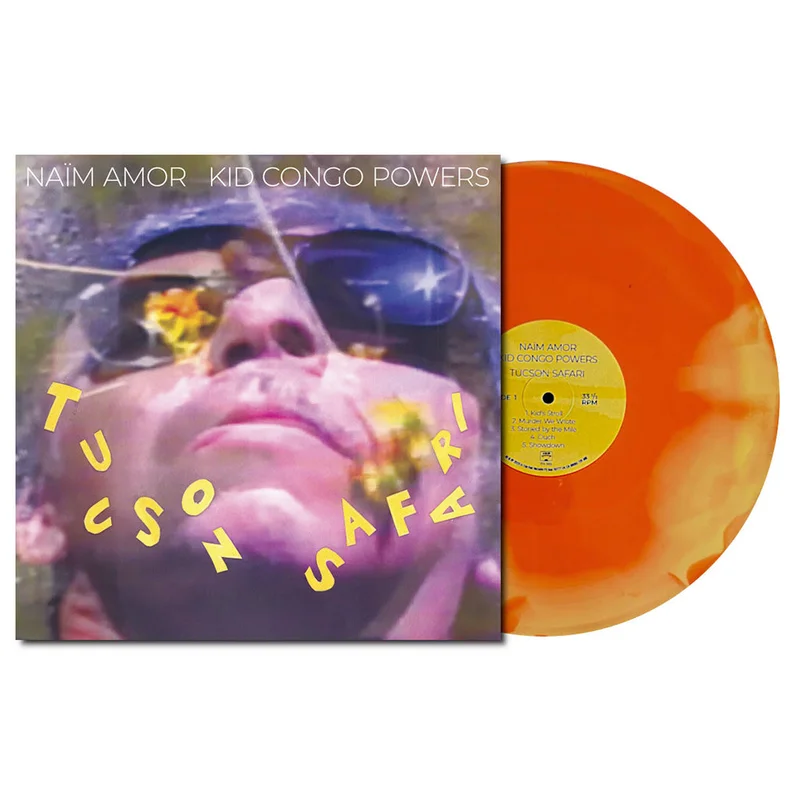 NAM AMOR & KID CONGO POWERS - Tucson Safari - LP - Orange-In-Yellow Colour Vinyl