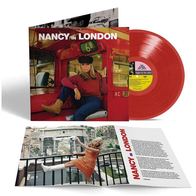 NANCY SINATRA - Nancy In London (Reissue with 4 Bonus tracks) - LP - Summer Wine Red Vinyl