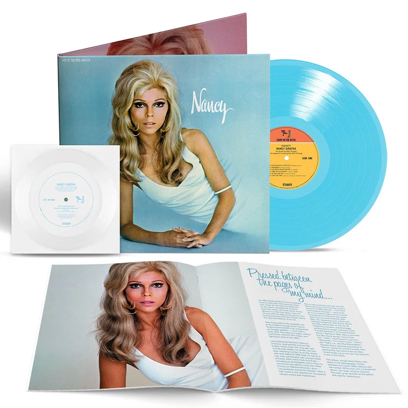 NANCY SINATRA - Nancy (Remastered w/ Bonus Flexi Disc) - LP - My Mother's Blue Eyes Colour Vinyl