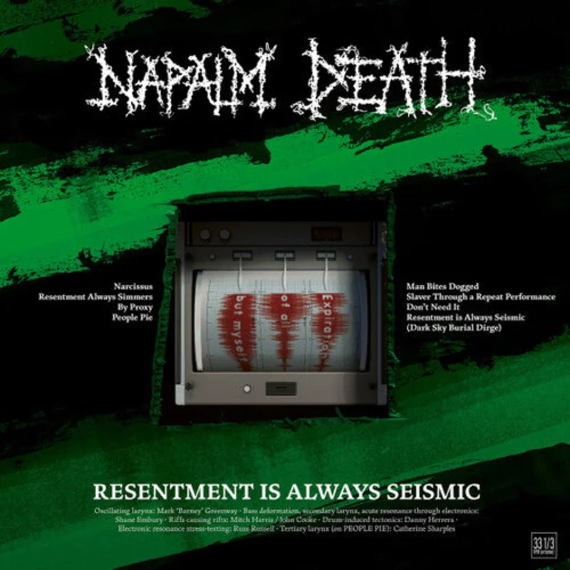 Napalm Death - Resentment is Always Seismic - Import LP