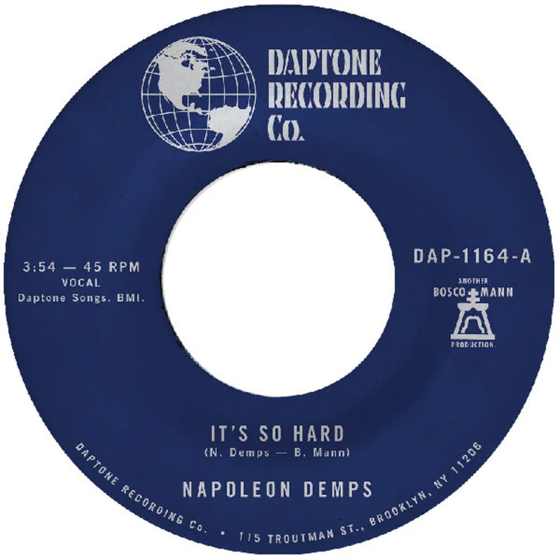 Napoleon Demps - It's So Hard B/W It's So Hard (Part Two) [7" Vinyl]
