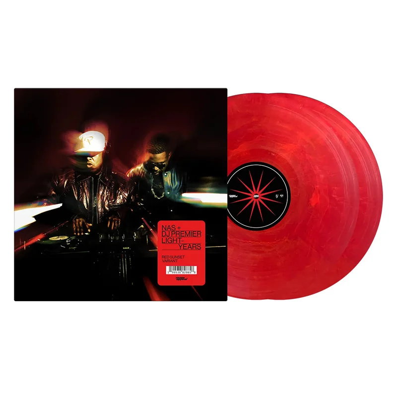 NAS & DJ PREMIER - Light-Years (w/ Alternate Cover) - 2LP - Red Vinyl [MAR 20]