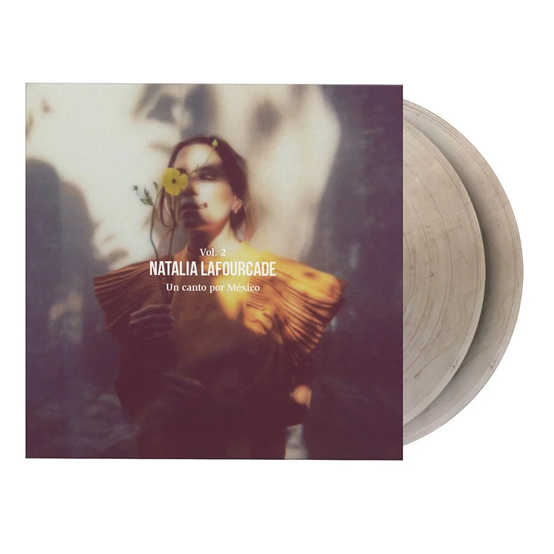 NATALIA LAFOURCADE - Un Canto por Mxico Vol. 2 (Reissue) - 2LP - Deluxe 180g Crystal Clear and Black Marbled Vinyl