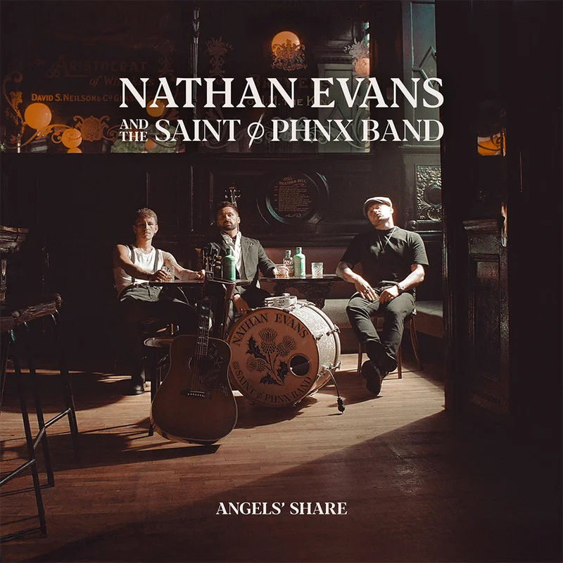 NATHAN EVANS & THE SAINT PHNX BAND - Angel's Share - LP - Black Vinyl
