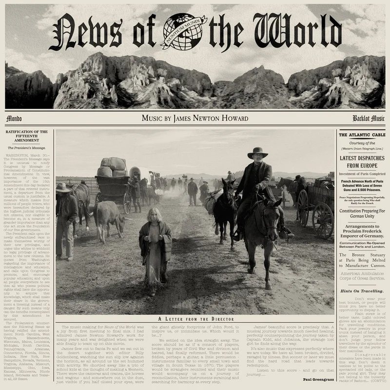 News Of The World - Original Motion Picture Soundtrack - LP