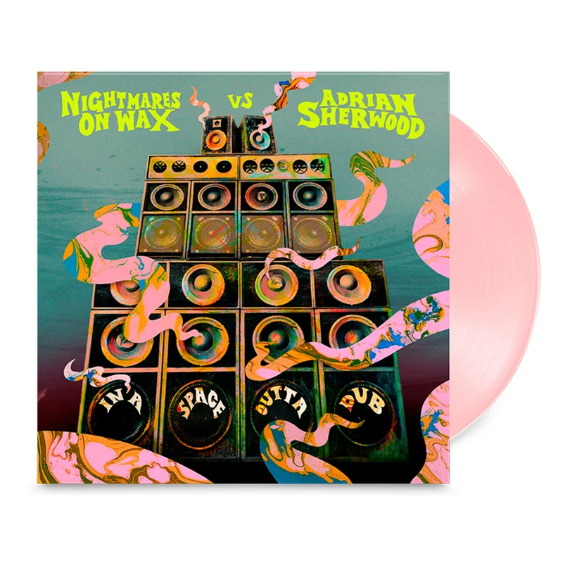 NIGHTMARES ON WAX VS ADRIAN SHERWOOD - In A Space Outta Dub - LP - Light Rose Pink Coloured Vinyl [APR 3]