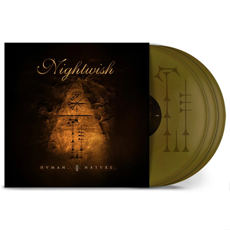 NIGHTWISH - Human. :II: Nature. (Reissue with Etching) - 3LP - Solid Gold Vinyl