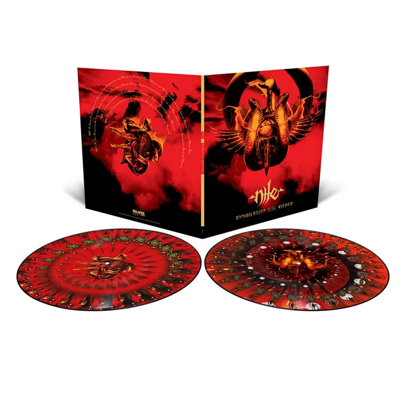 NILE - Annihilation Of The Wicked (20th Anniversary Edition) - 2LP -  Zoetrope Picture Disc Vinyl