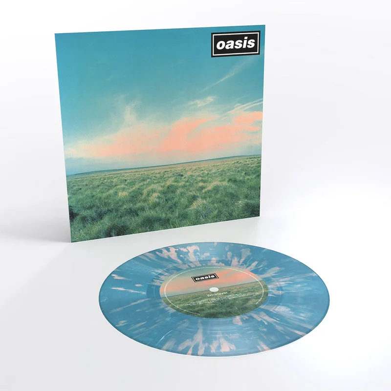 OASIS - Whatever / (It's Good) To Be Free (30th Anniversary Reissue) - 7'' - Pink & Blue Splatter Vinyl
