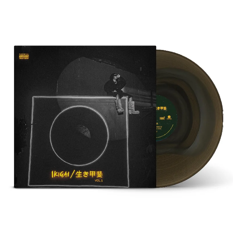 OLAMIDE - Ikigai, Vol. 1 - EP - Silver In Black Ice Colour In Colour Vinyl