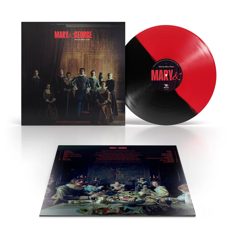 OLIVER COATES - Mary And George (Original Series Soundtrack) - LP - Half-Red / Half-Black Vinyl
