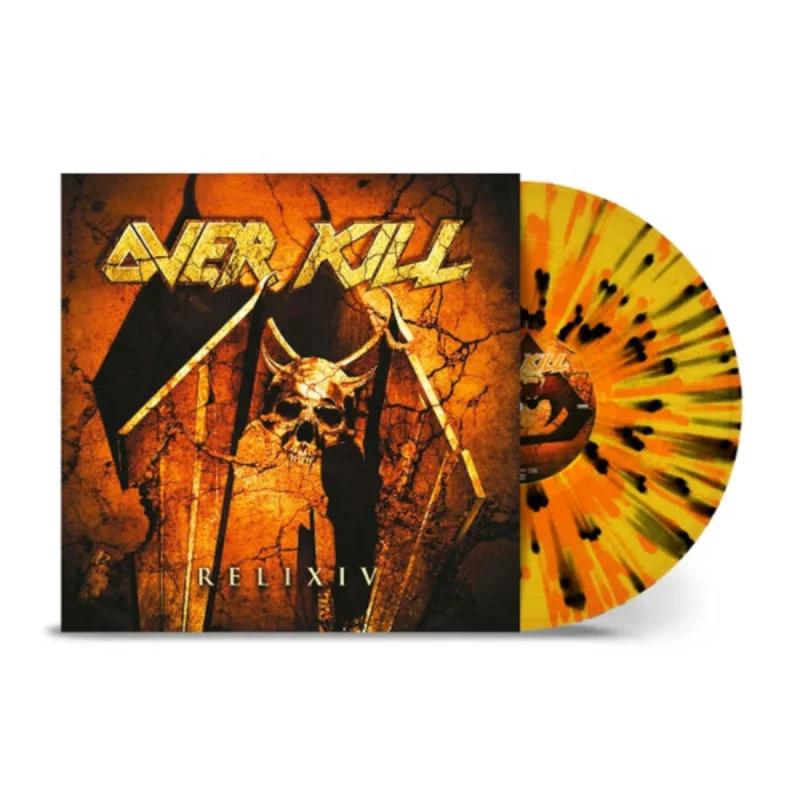 OVERKILL - RELIXIV (20th Anniversary Edition) - LP - Yellow w/ Orange & Black Splatter Vinyl