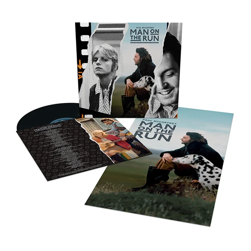 PAUL MCCARTNEY AND WINGS - Man On The Run: Music From The Motion Picture Soundtrack (w/ pull-out Poster) - LP - 180g Black Vinyl [FEB 27]