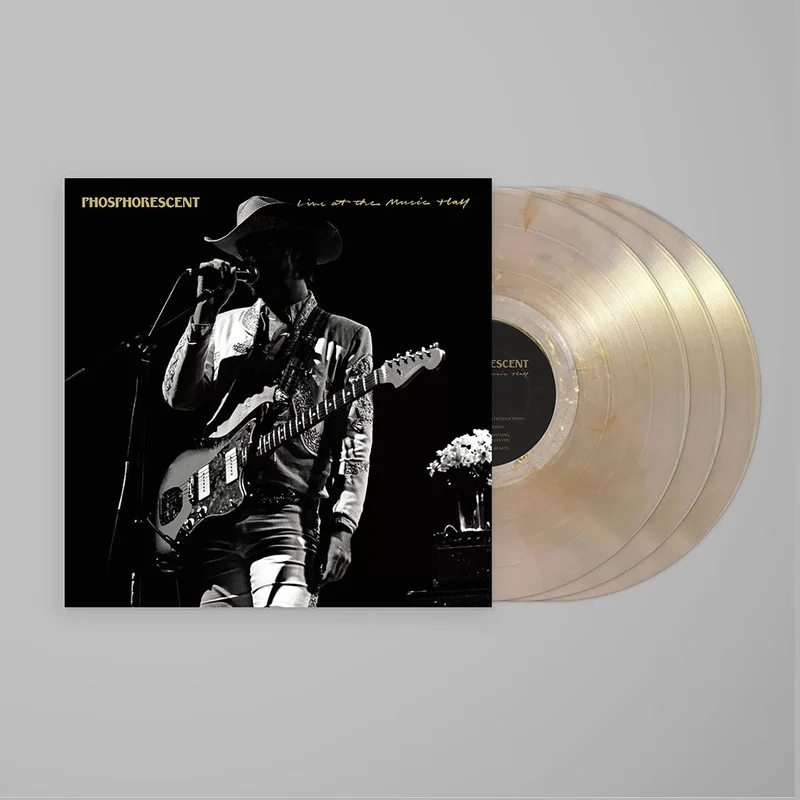 PHOSPHORESCENT - Live At The Music Hall (Repress) - 3LP - Gold Vinyl