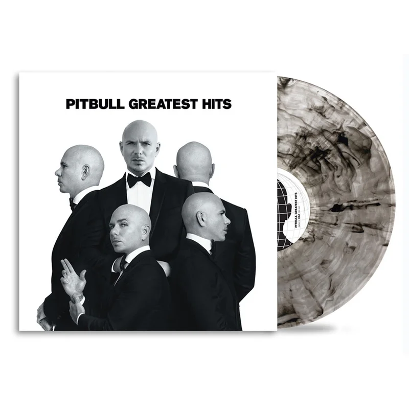 PITBULL - Greatest Hits (Reissue) - LP - Clear Adorned with Black Swirls Vinyl