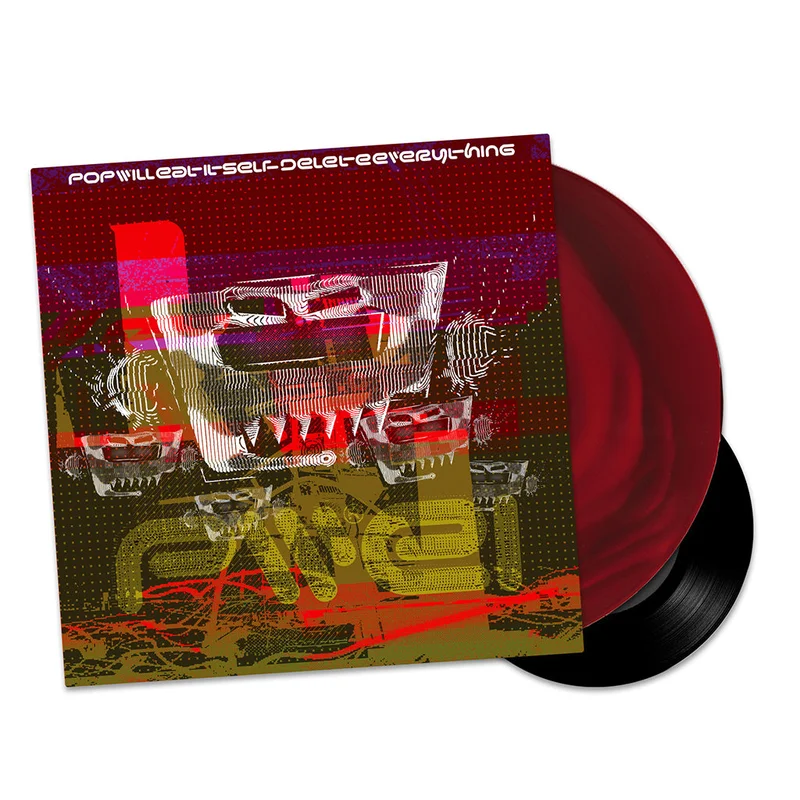 POP WILL EAT ITSELF - Delete Everything - LP - 'Dystopian Explosion' Colour Vinyl + Bonus 7''